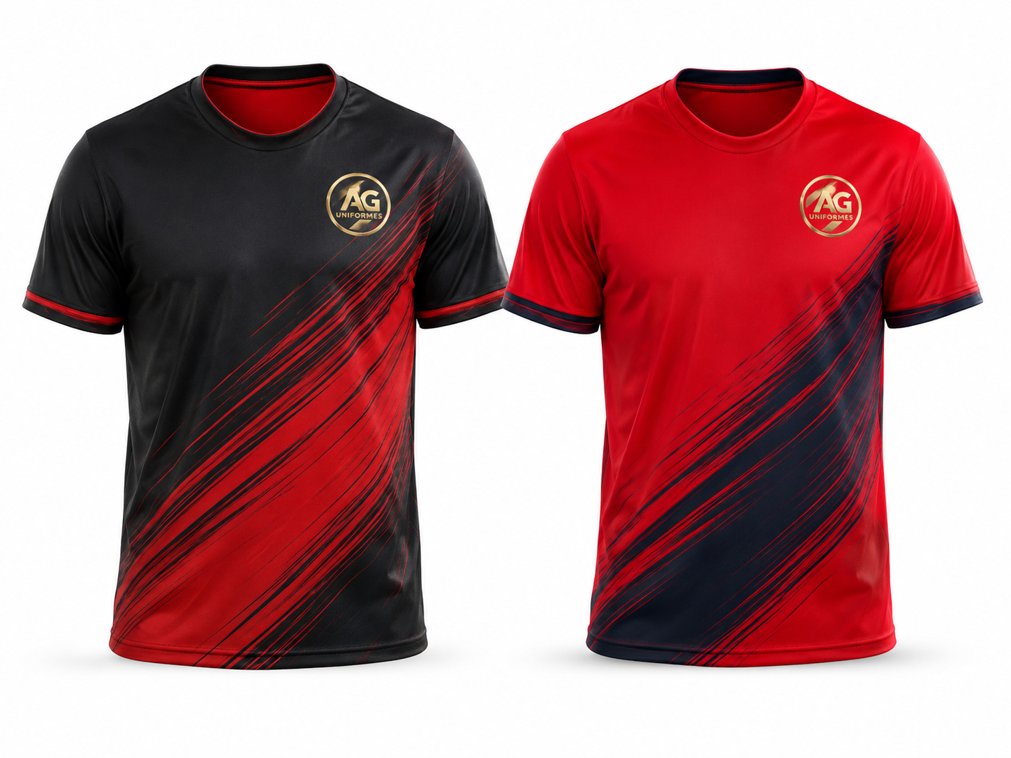 Camisetas esportivas personalizadas da AG Uniformes